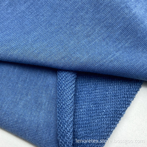 TC Cotton Polyester Knitted Loop French Terry Fabric